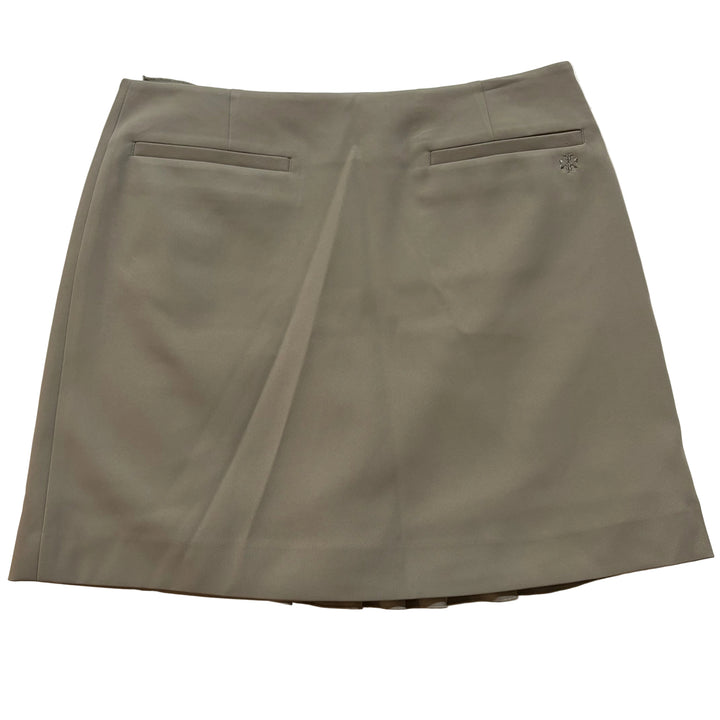 Tory Burch Tech Twill Ruffle Skort (16.5") - Olive - 6 - Skorzie