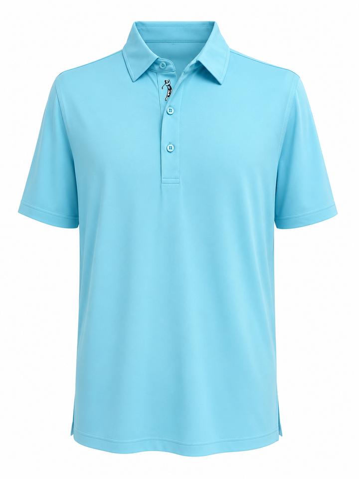 Bobby Jones Performance Collection Polo - Blue Fish - Large