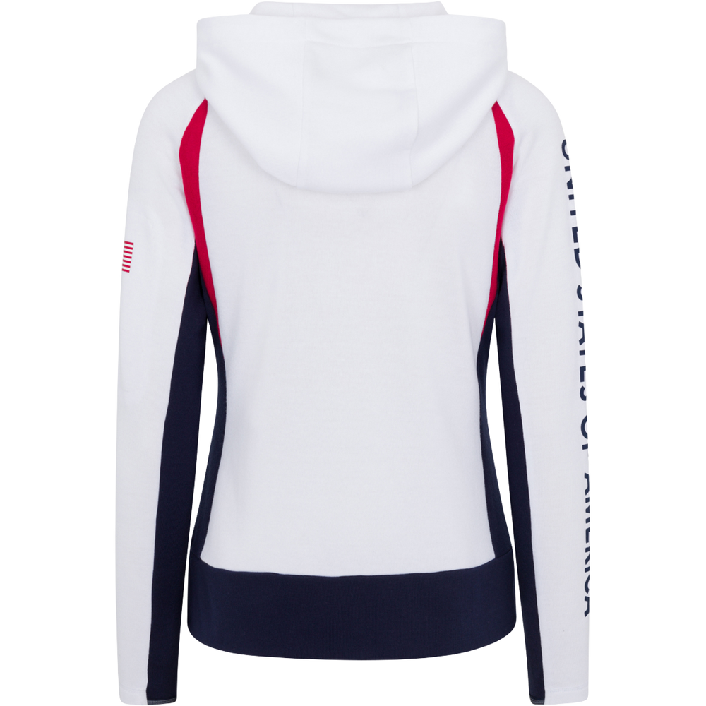 Dunning Solheim Cup Penrose Fleece Performance Hoodie - White - Skorzie