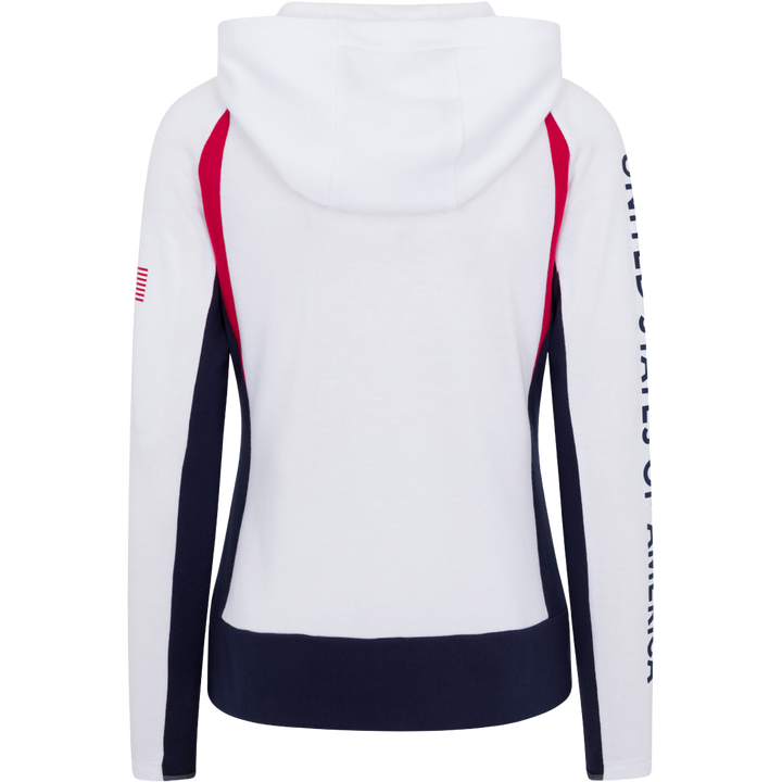 Dunning Solheim Cup Penrose Fleece Performance Hoodie - White - Skorzie