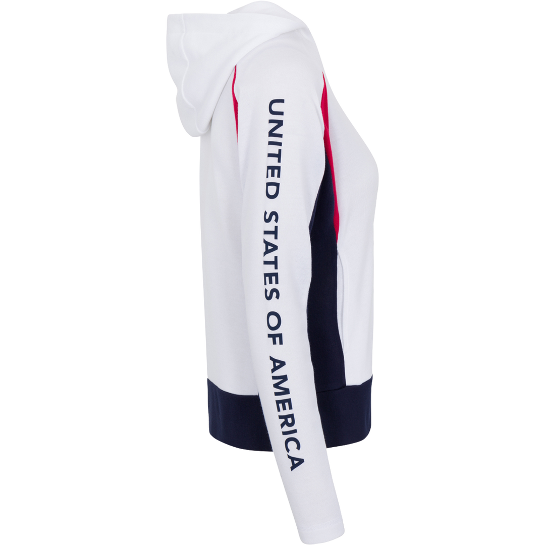 Dunning Solheim Cup Penrose Fleece Performance Hoodie - White - Skorzie