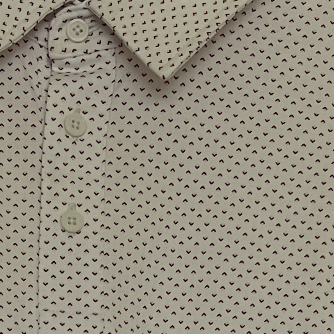 G/FORE Men's Polo Pima Snow/Dark Plum Size M