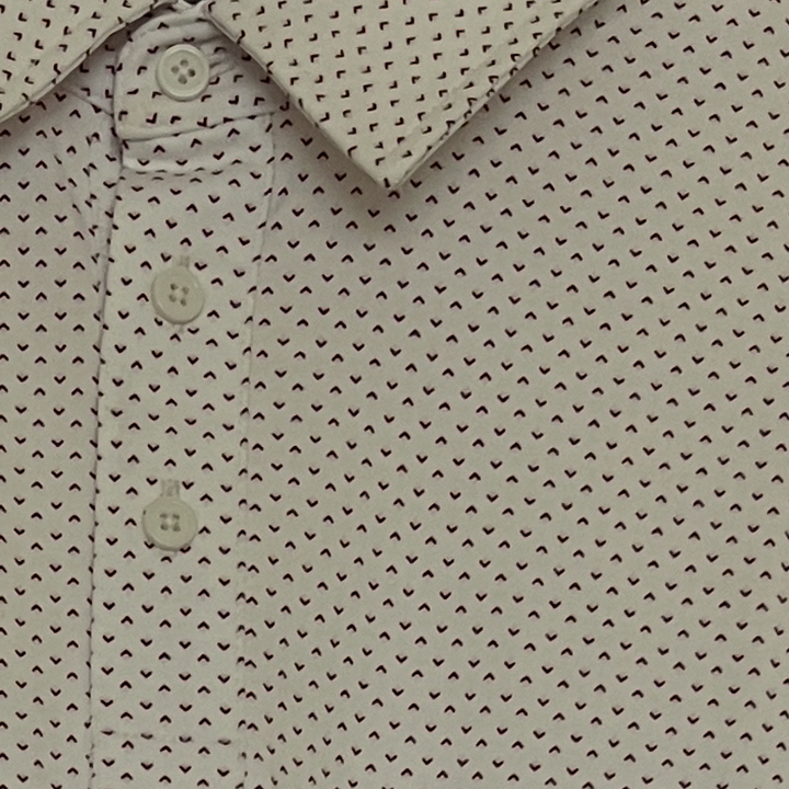 G/FORE Men's Polo Pima Snow/Dark Plum Size M