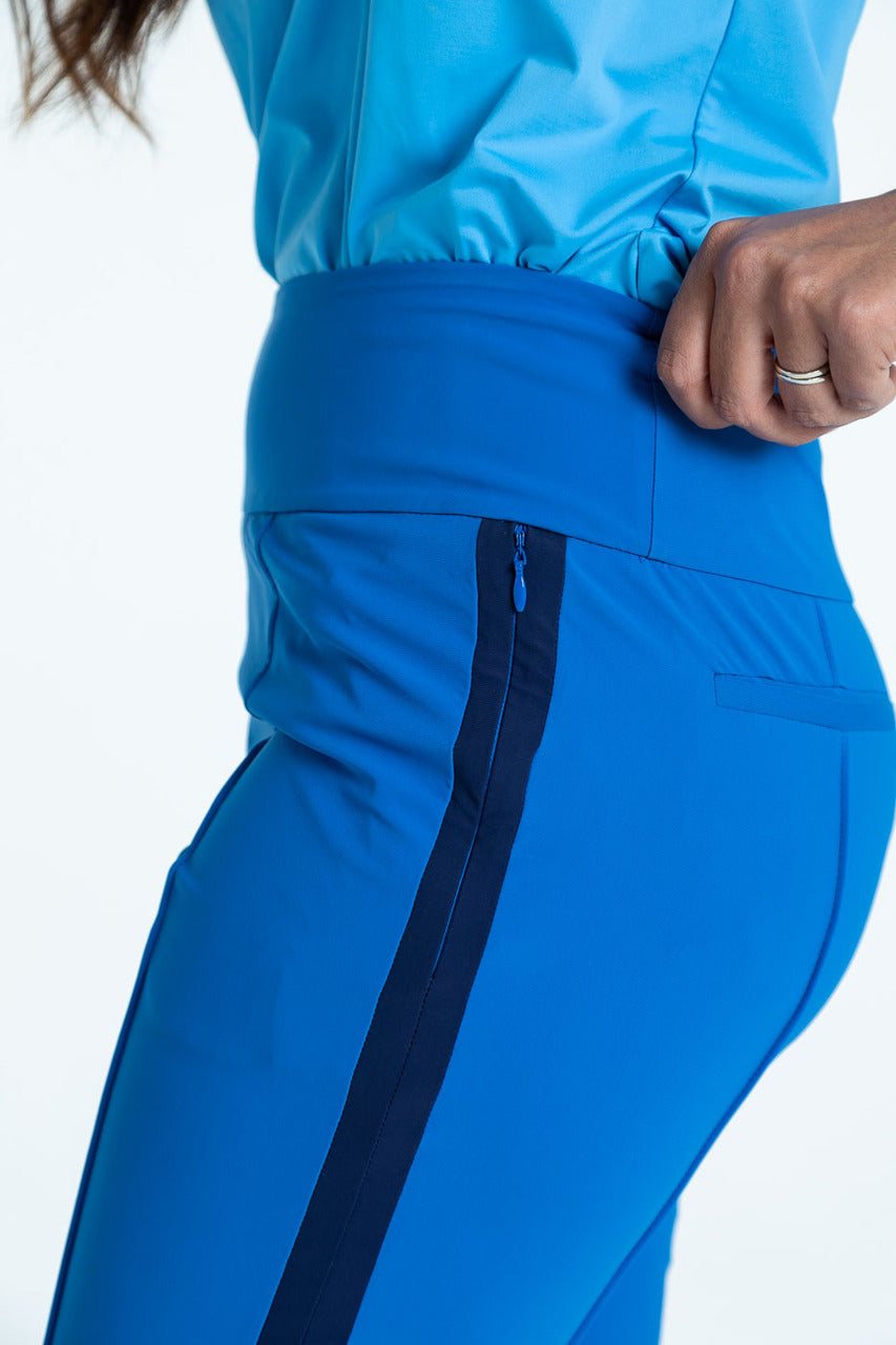 Kinona Tailored Track Golf Pant - Blueberry - Size Medium - Skorzie