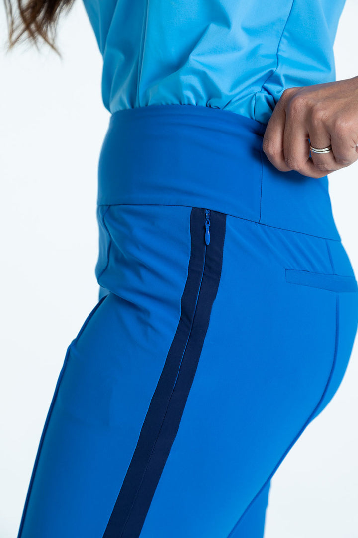Kinona Tailored Track Golf Pant - Blueberry - Size Medium - Skorzie