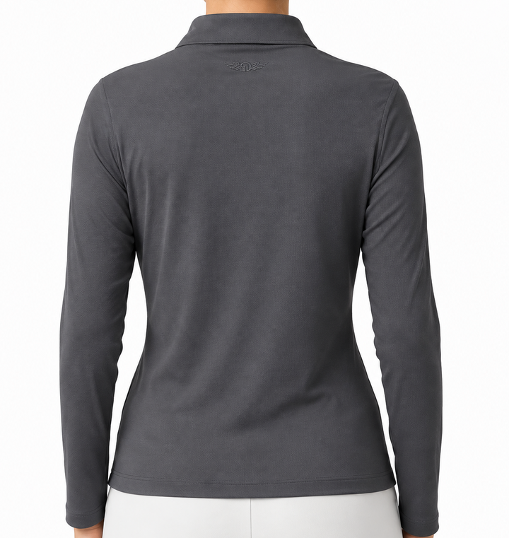 Straight Down Women's Quarter Zip Skyler Night Shade Size M