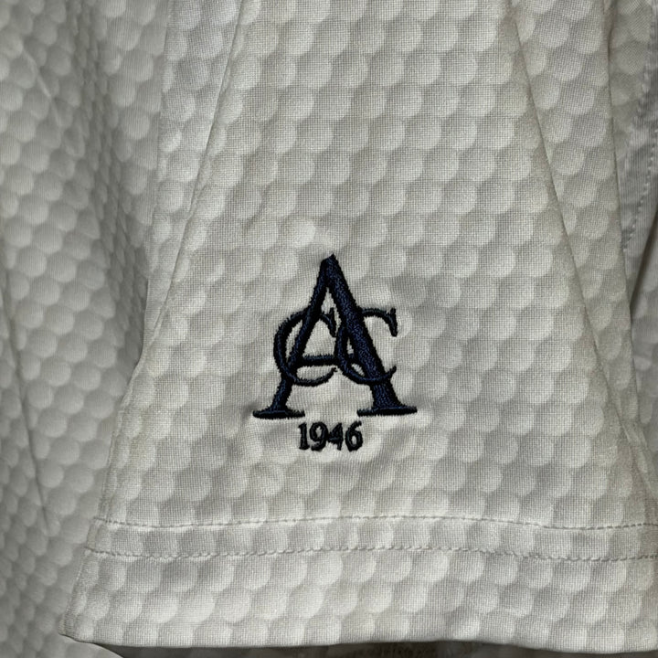 Rhoback Be The Ball S/S Performance Polo (w/logo) - White - Skorzie