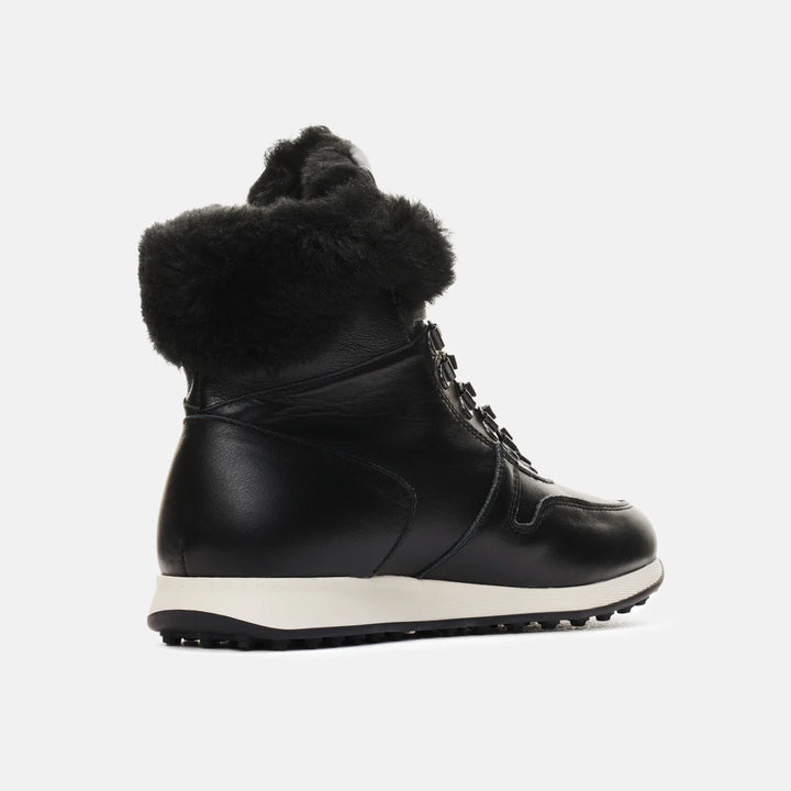 Duca Del Cosma Women's Palazzo Boot Golf Shoes - Black - Skorzie