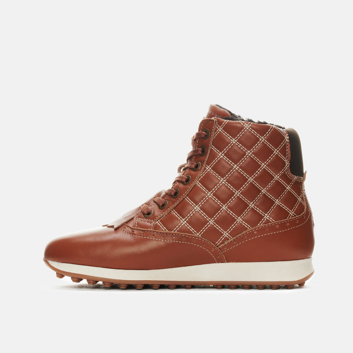 Duca Del Cosma Women's Prado Boot Golf Shoes - Cognac - Skorzie
