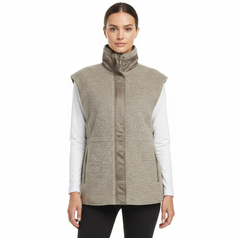 G/FORE Women's Vest Reversible Cinched Sand Size S