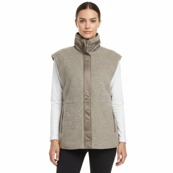 G/FORE Women's Vest Reversible Cinched Sand Size S