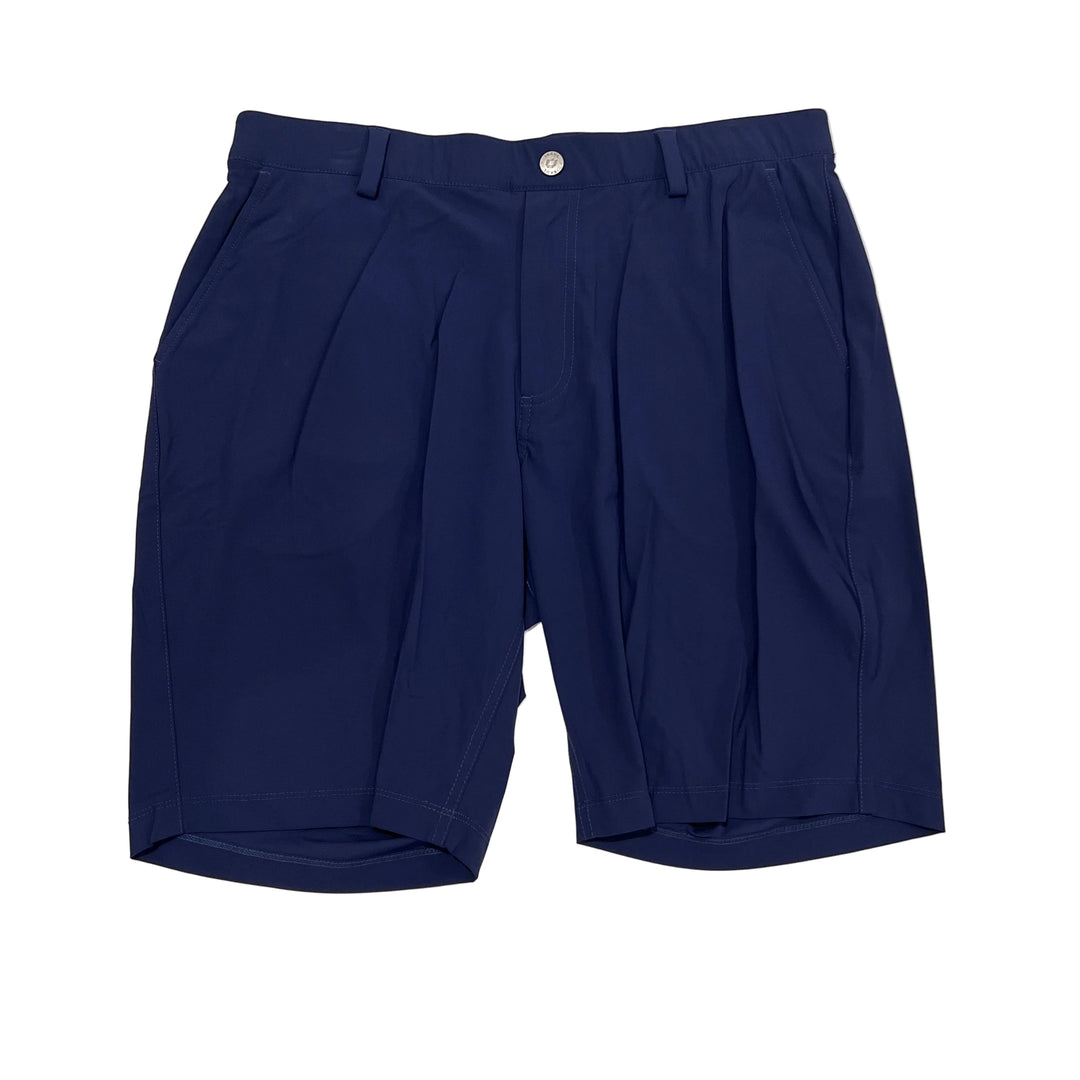 IBKUL Pull On Tailored Shorts (8.5") - Navy - Large - Skorzie