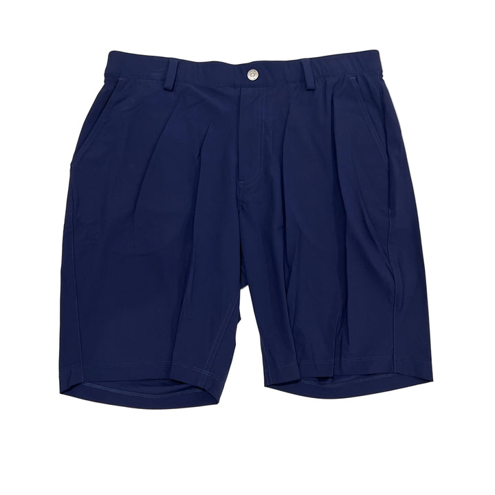 IBKUL Pull On Tailored Shorts (8.5") - Navy - Large - Skorzie