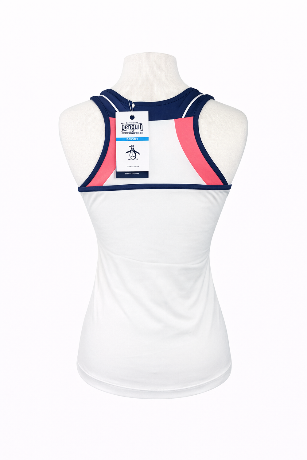 Penguin Women's White Quarter Zip Athletic Top - Small - Skorzie