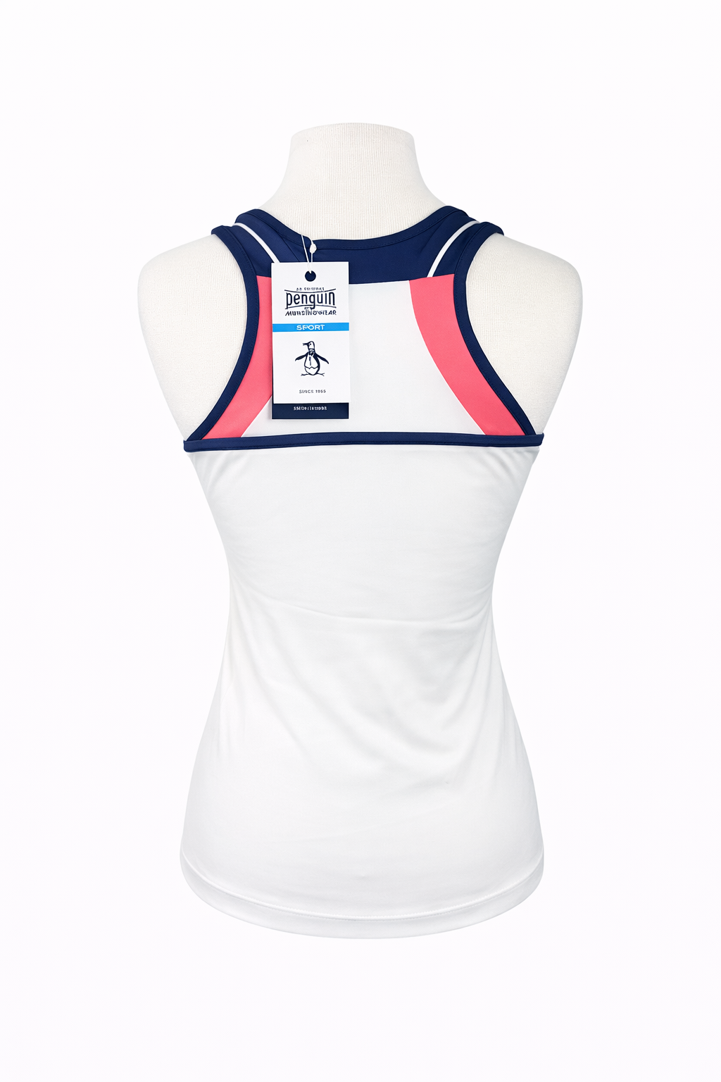 Penguin Women's White Quarter Zip Athletic Top - Small - Skorzie