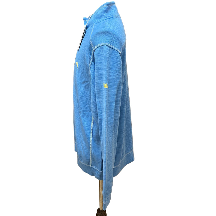 Tommy Bahama Tobago Bay 1/2 Zip (w/ logo) - Mountain Bluebell - Large - Skorzie