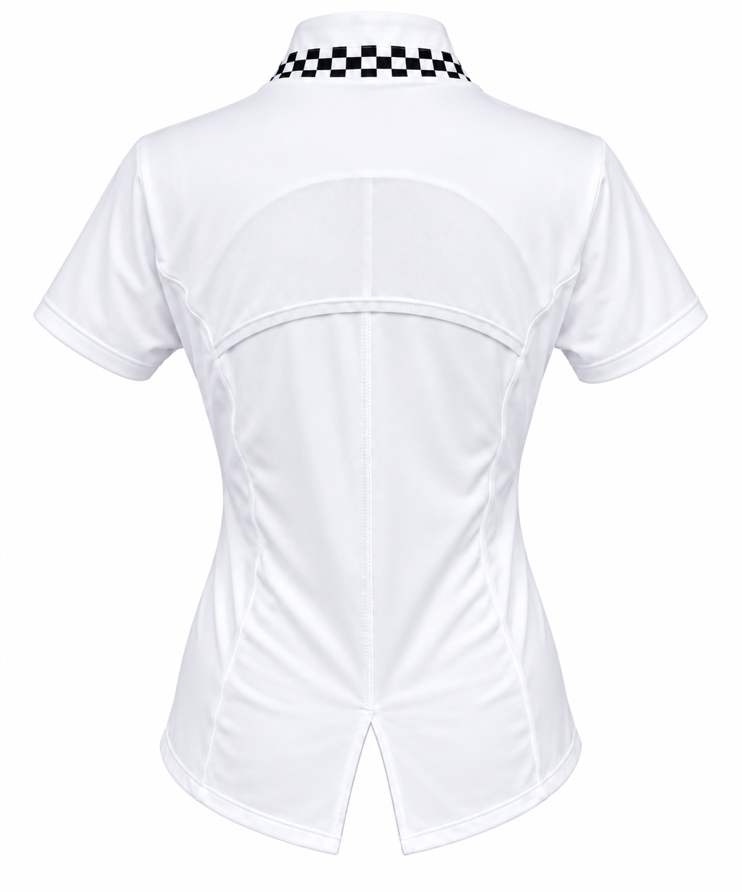 Lucky In Love Geo Mod Short Sleeve Top - White