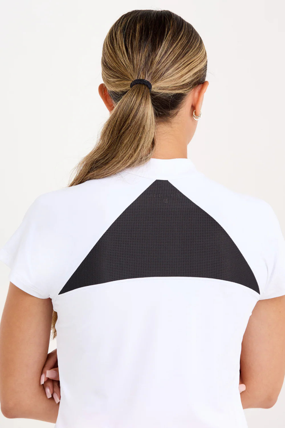 Sofibella Women's Flora Lux Short Sleeve - Black/White - Skorzie