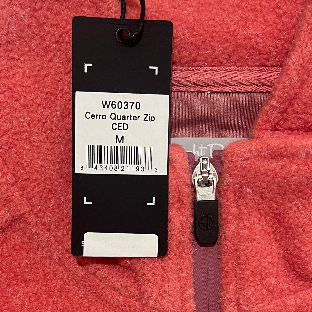 Straight Down Women's Quarter Zip Cerro Cedar Size M