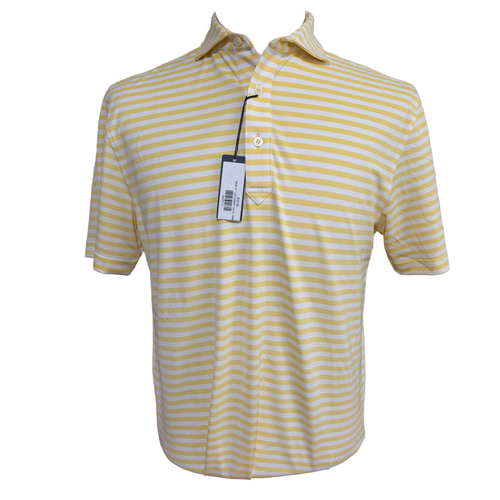 Turtleson Sampson Performance Polo (w/logo) - Limoncello/White - Small - Skorzie