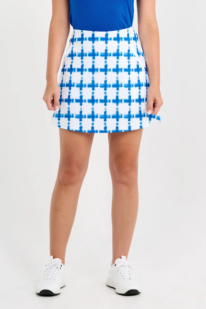 Sofibella 17" Golf Skort - Brushed Check