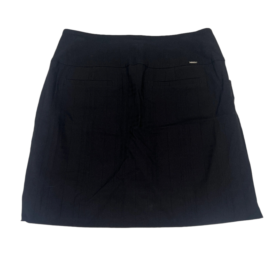Swing Control Jacquard Skort (18") - Black - 6 - Skorzie
