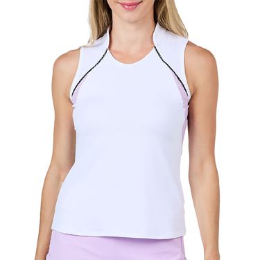 Sofibella Sleeveless Top - White - Skorzie