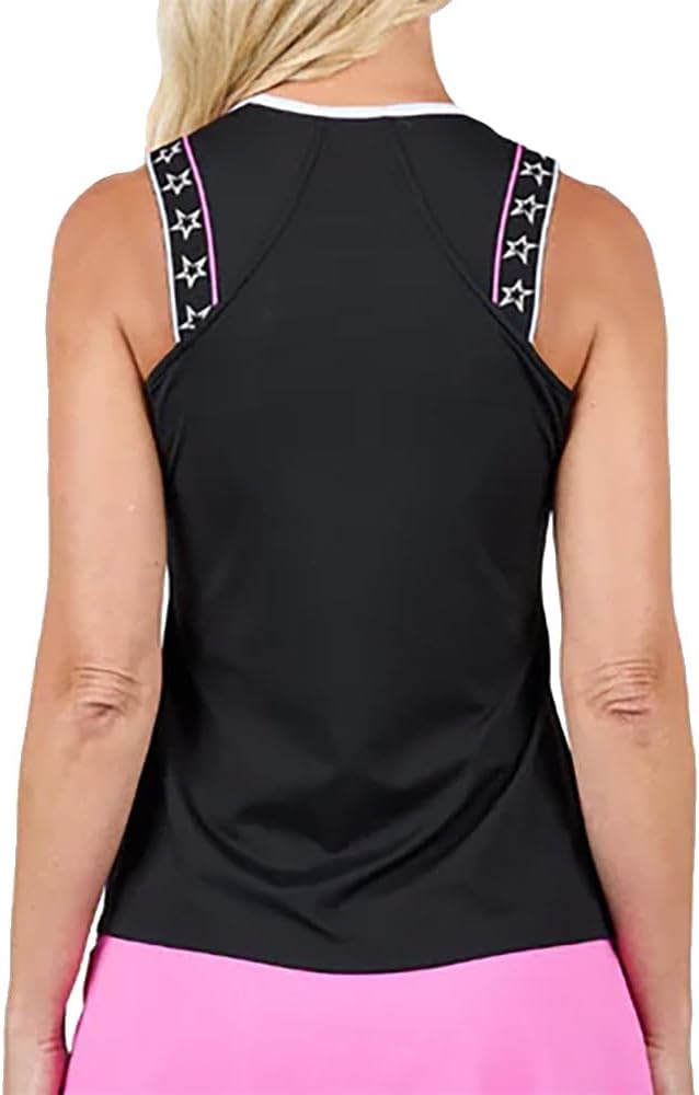 Sofibella Sleeveless Golf Top - Black