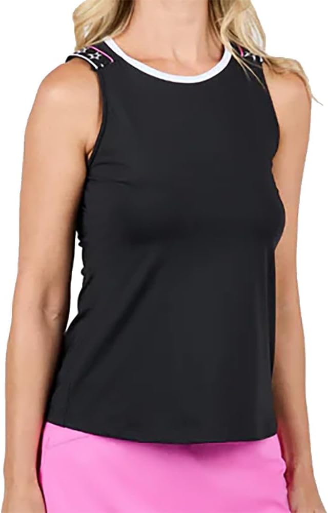 Sofibella Sleeveless Golf Top - Black