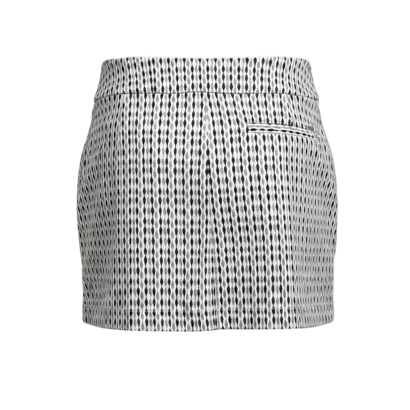 Swing Control Vented Techno Skort 16" - Black Rain - 6 - Skorzie