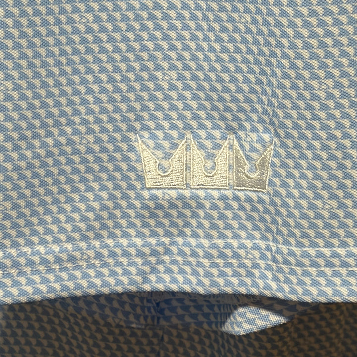 Holderness & Bourne The Jacobs Shirt (w/logo) - White & Skye - XX-Large - Skorzie