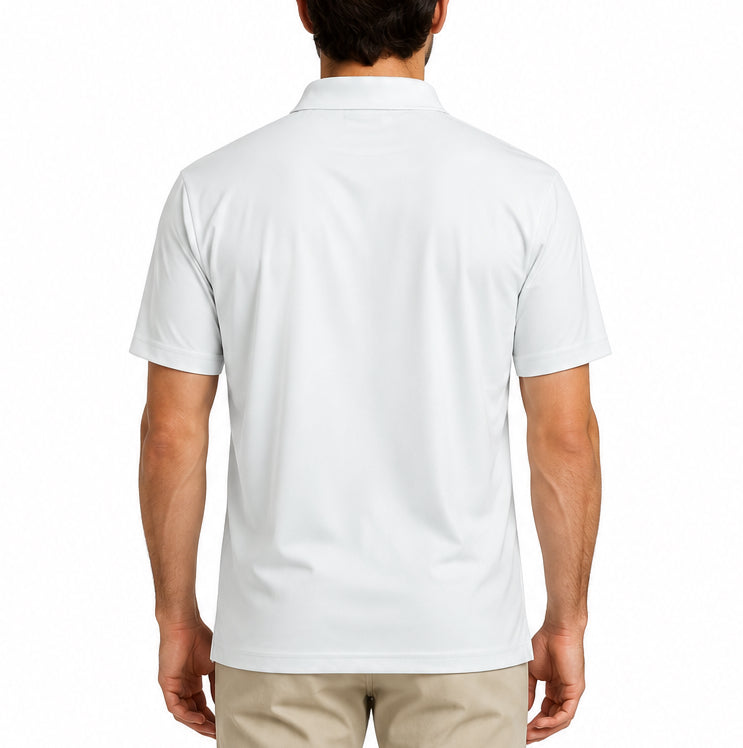 Collars & Co Men's Golf Polo Semi-Spread Collar Mint Size L