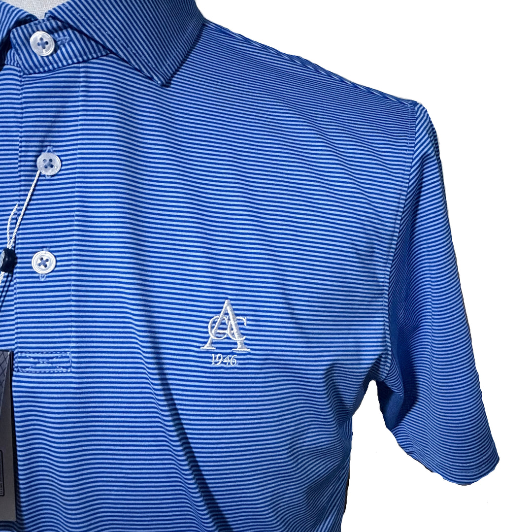 Holderness & Bourne The Perkins Shirt (w/logo) - Marlin Blue & Skye - Medium