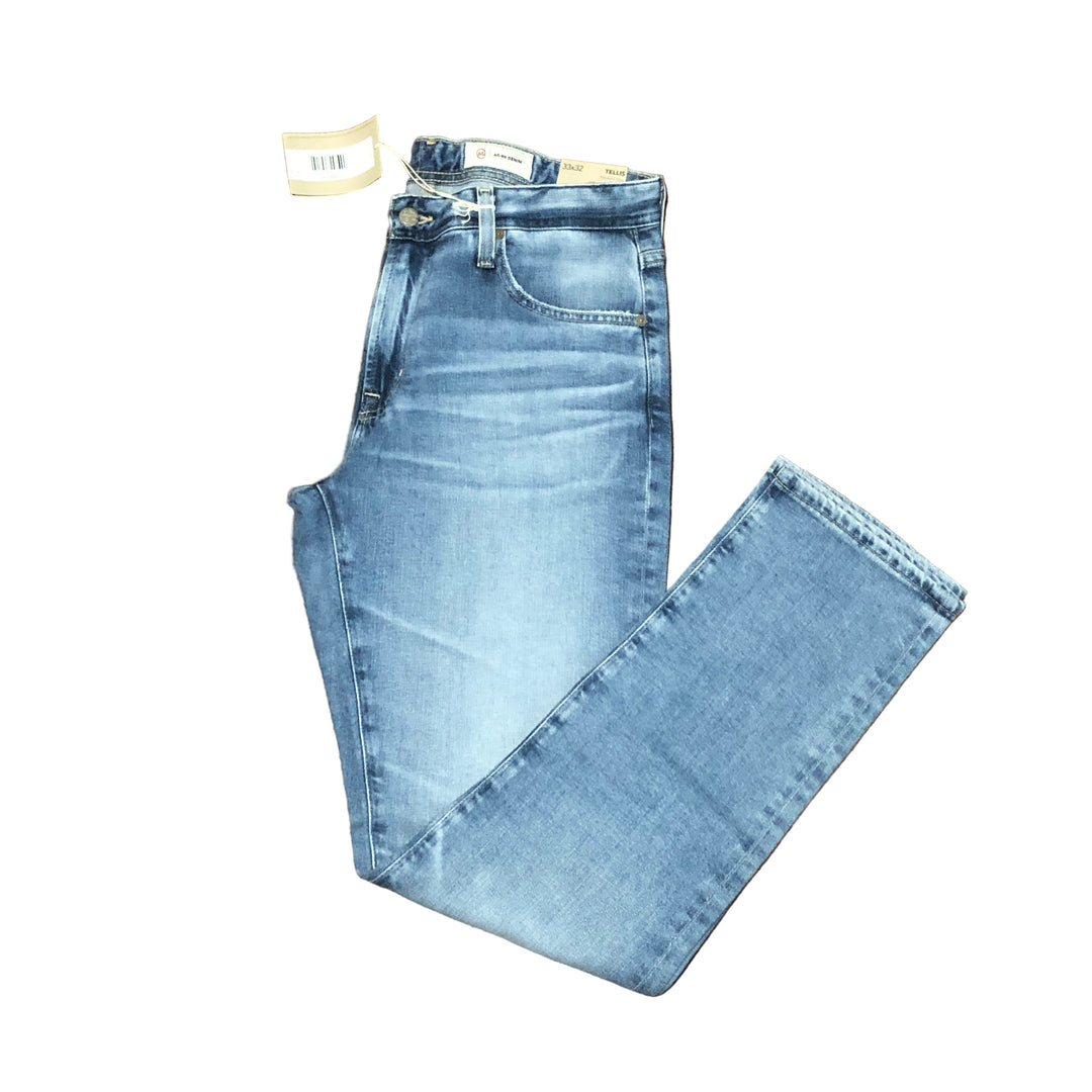 AG Tellis Tapered Leg Denim - Light Wash - Skorzie