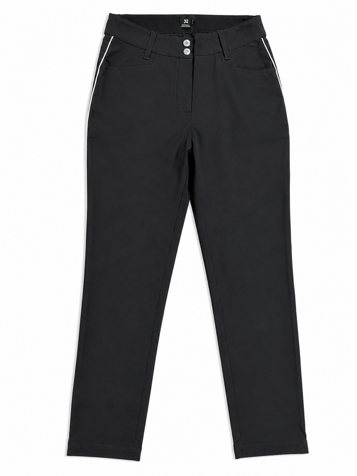 Daily Sports Glam High Water Ankle Pant - Black