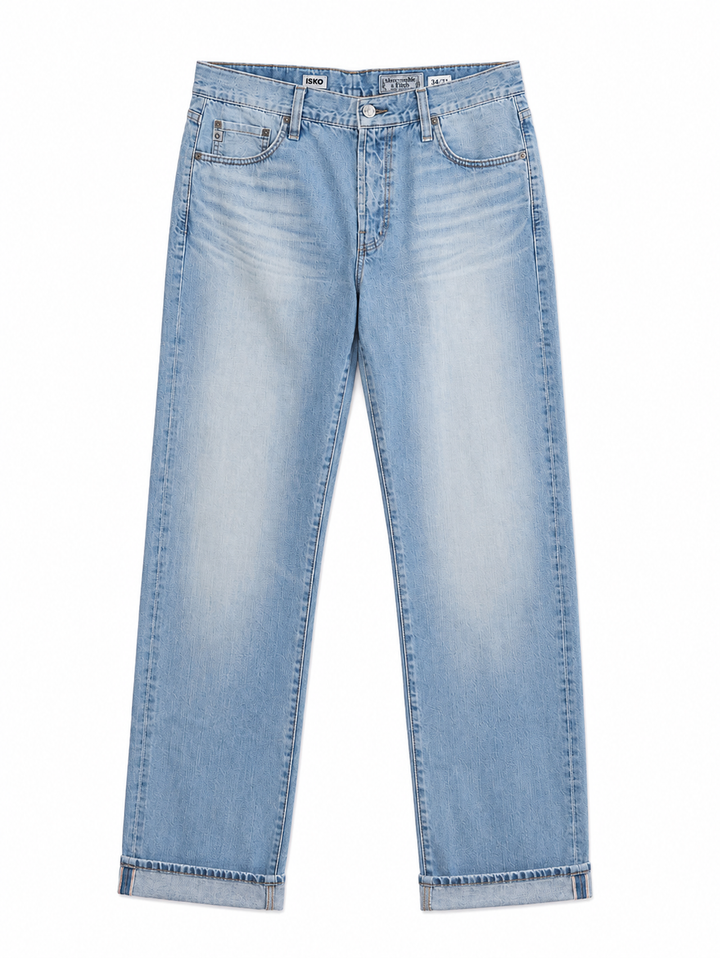 AG Men's Everett Selvage Slim Straight Jeans - 19 Years Coyote - Skorzie