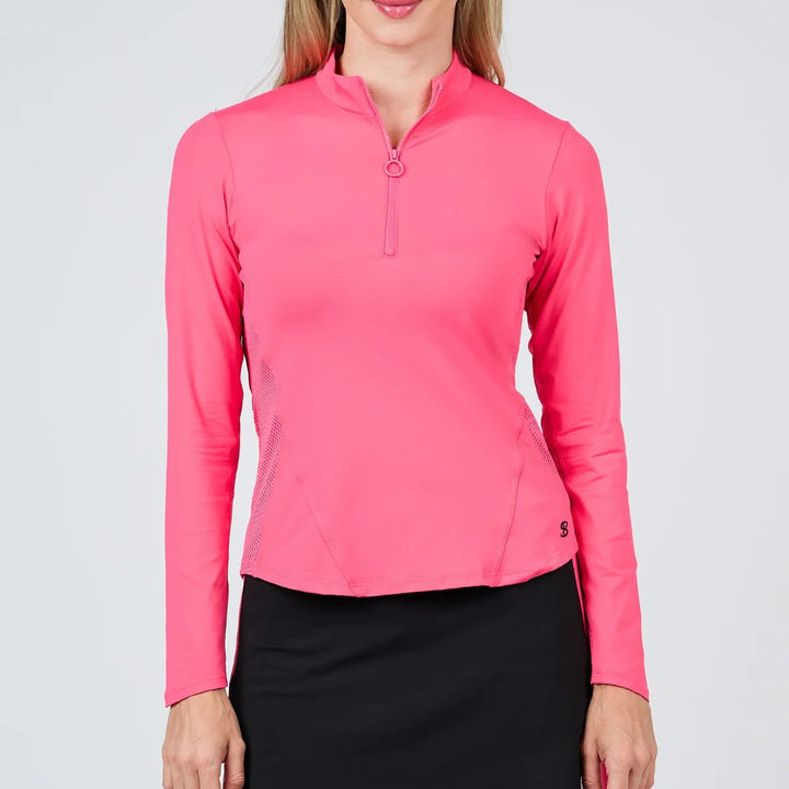 Sofibella Half Zip Long Sleeve - Amore - Skorzie