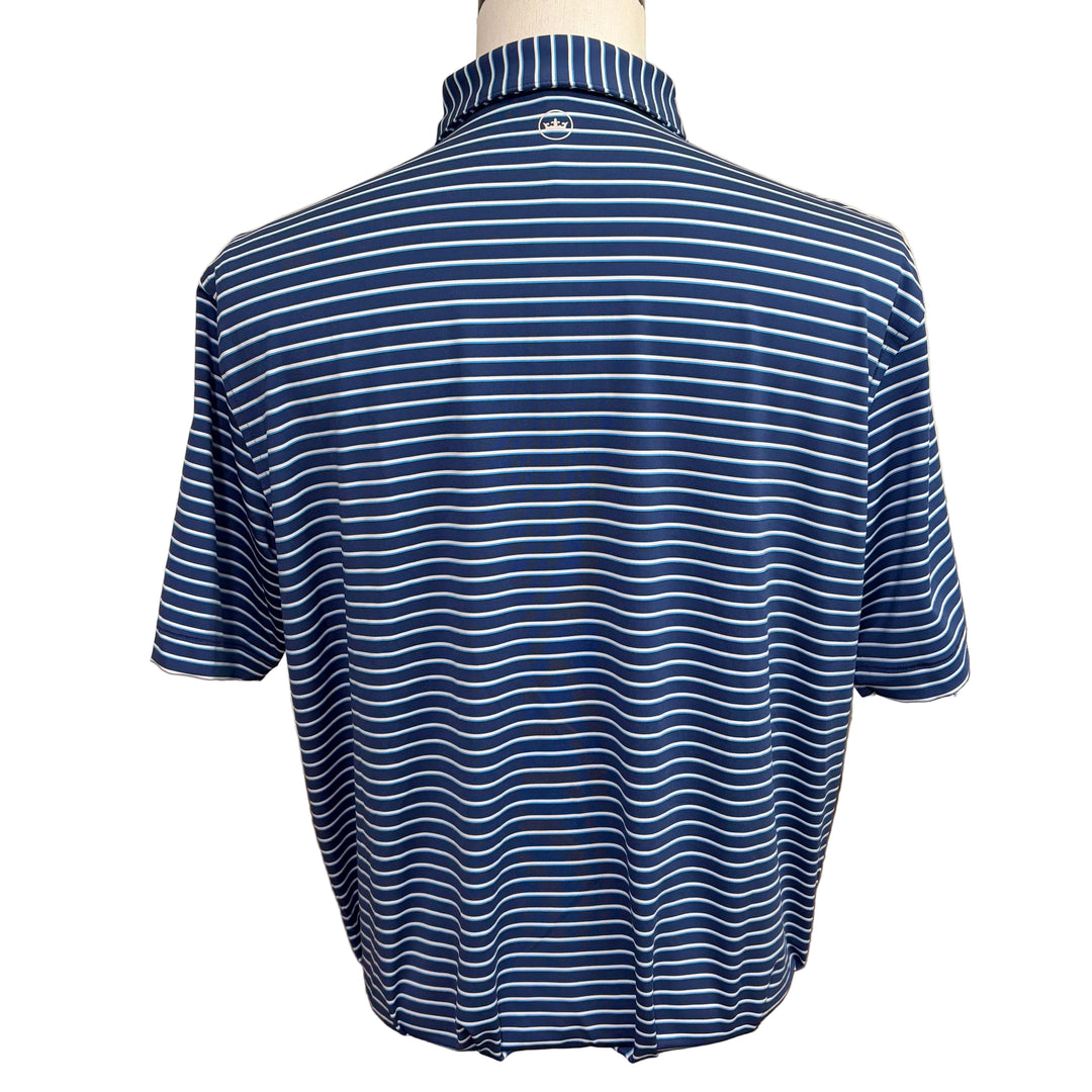 Peter Millar Dunnes Performance Polo (w/logo) - Summer Navy - Large - Skorzie