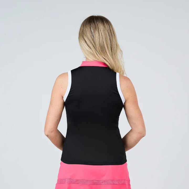 Sofibella Zip Sleeveless - Black - Skorzie