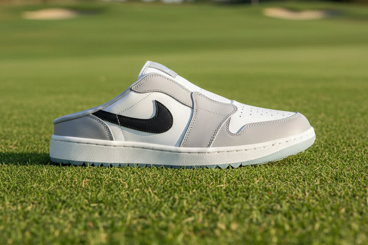 Nike Men's Air Jordan Golf Mule Shoes - Wolf Grey/Black Snail