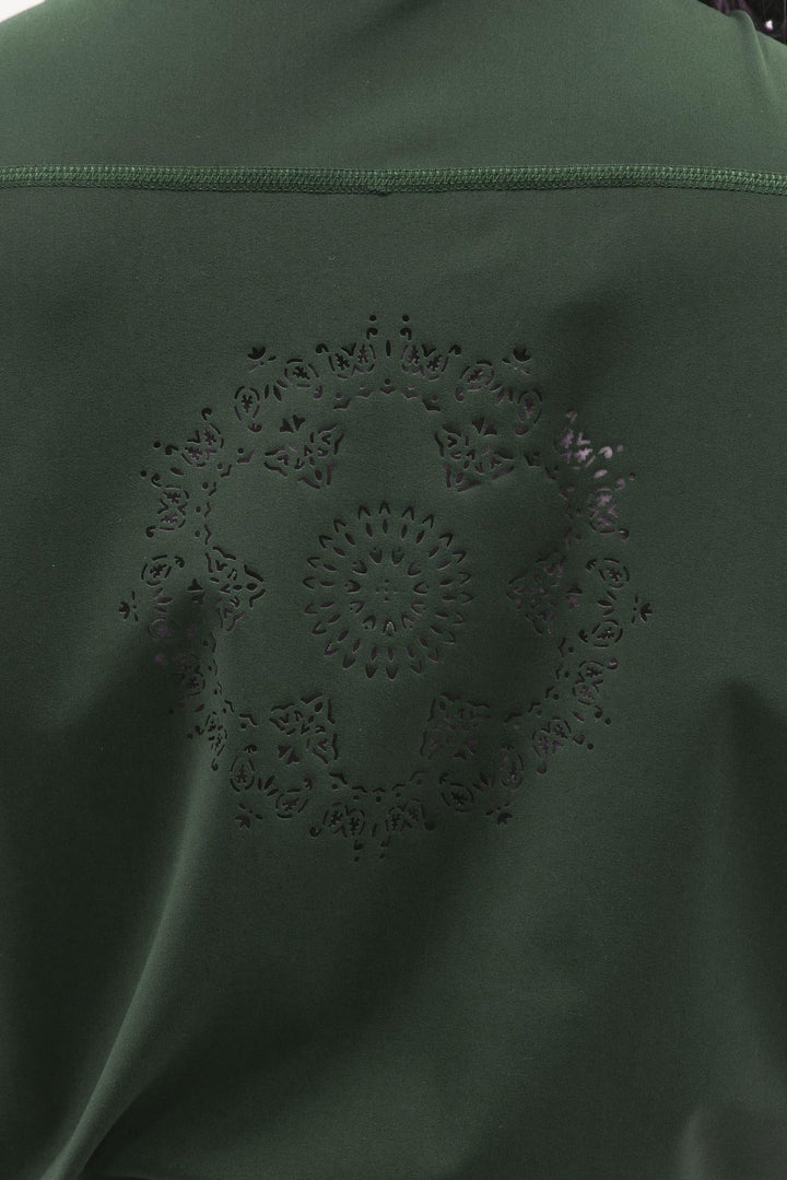 Foray Golf Core 3.0 Novelty Perf Polo - White/Green/Sunkist Coral - Skorzie