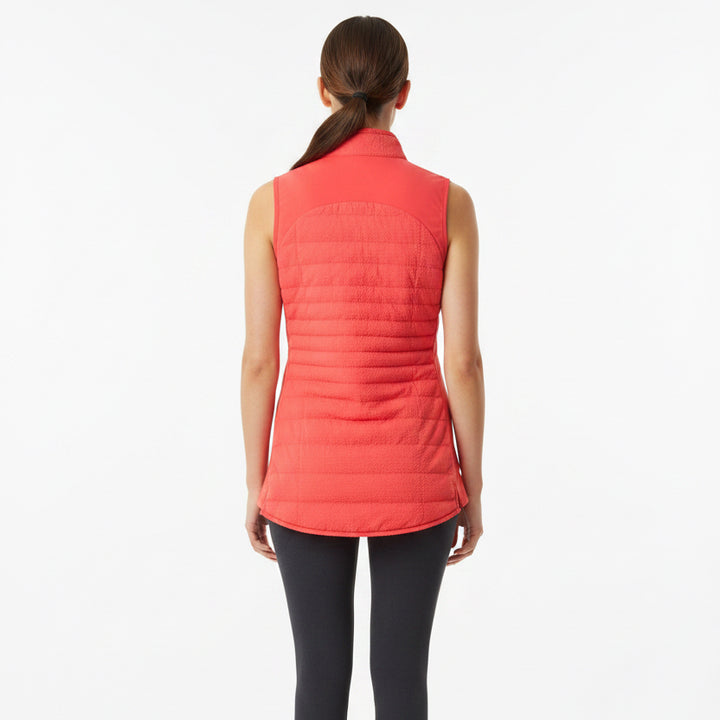 Peter Millar Women's Vest Fuse Seersucker Hybrid Club Red Size XS