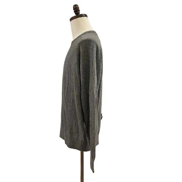B. Draddy Cashmere Crewneck - Grey Heather - Large - Skorzie