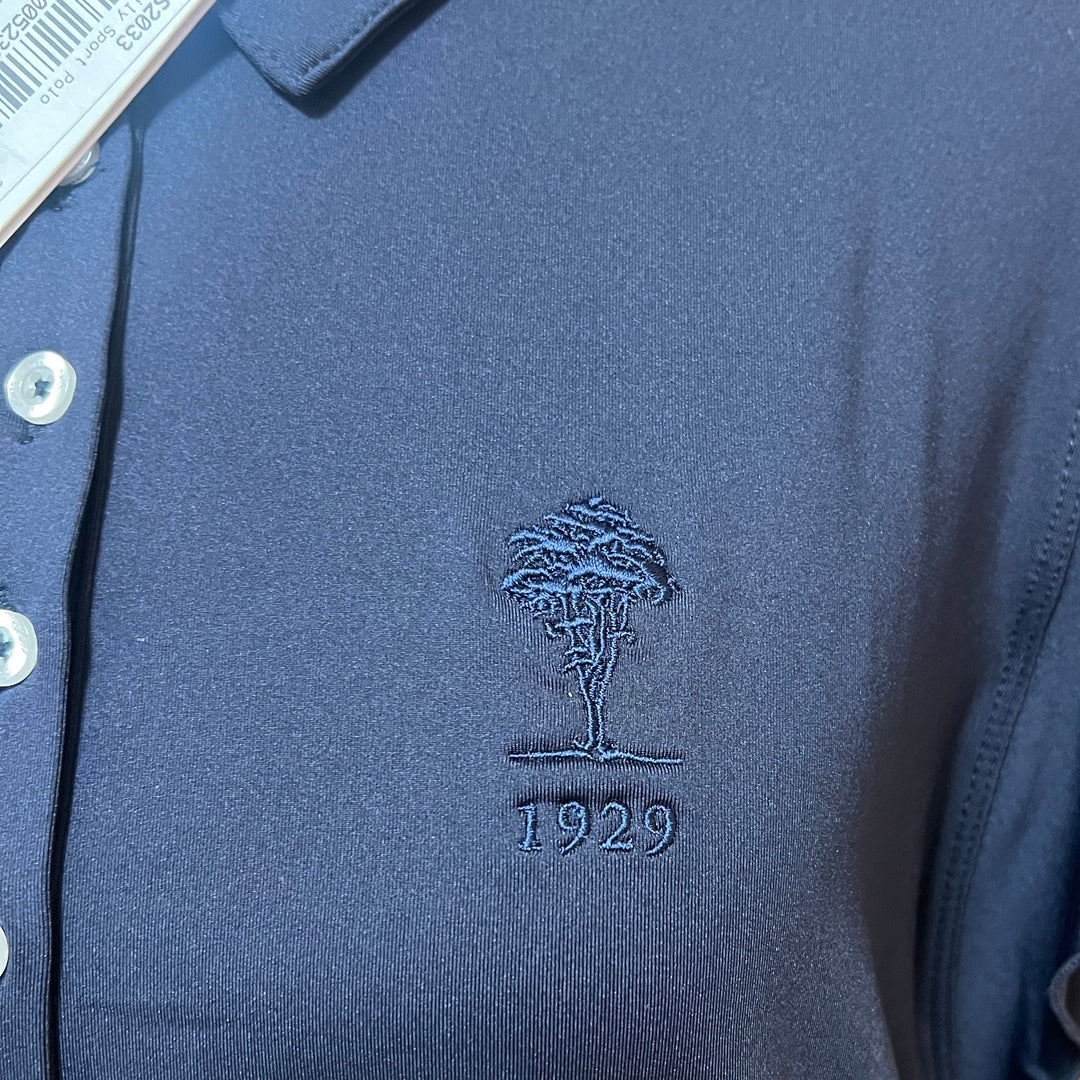 Daily Sports Luxe SL Polo (w/ logo) - Navy - FINAL SALE ITEM - Skorzie