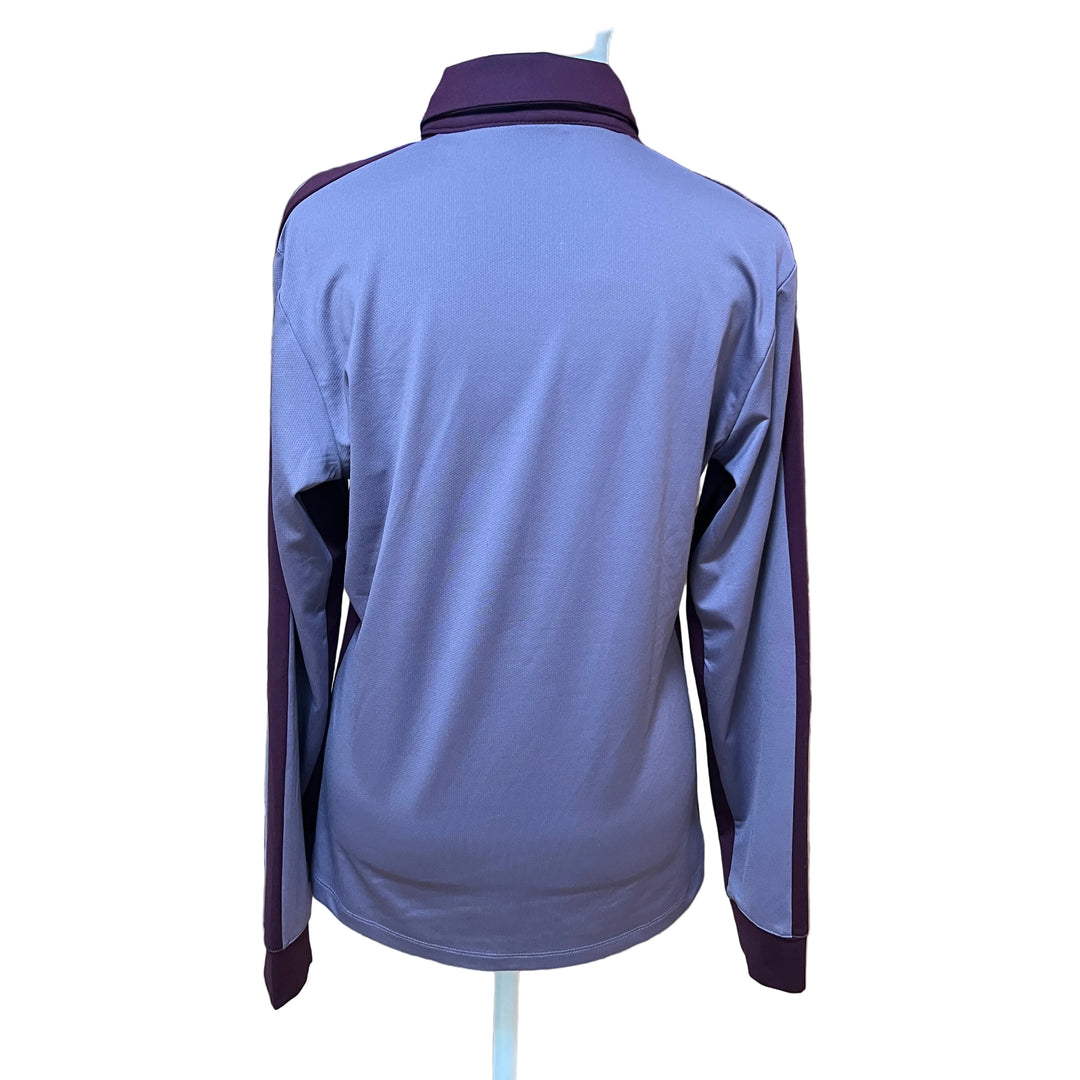 Dunning Moira Ventilated Long Sleeve Polo - Vintage/Plum - Medium - Skorzie