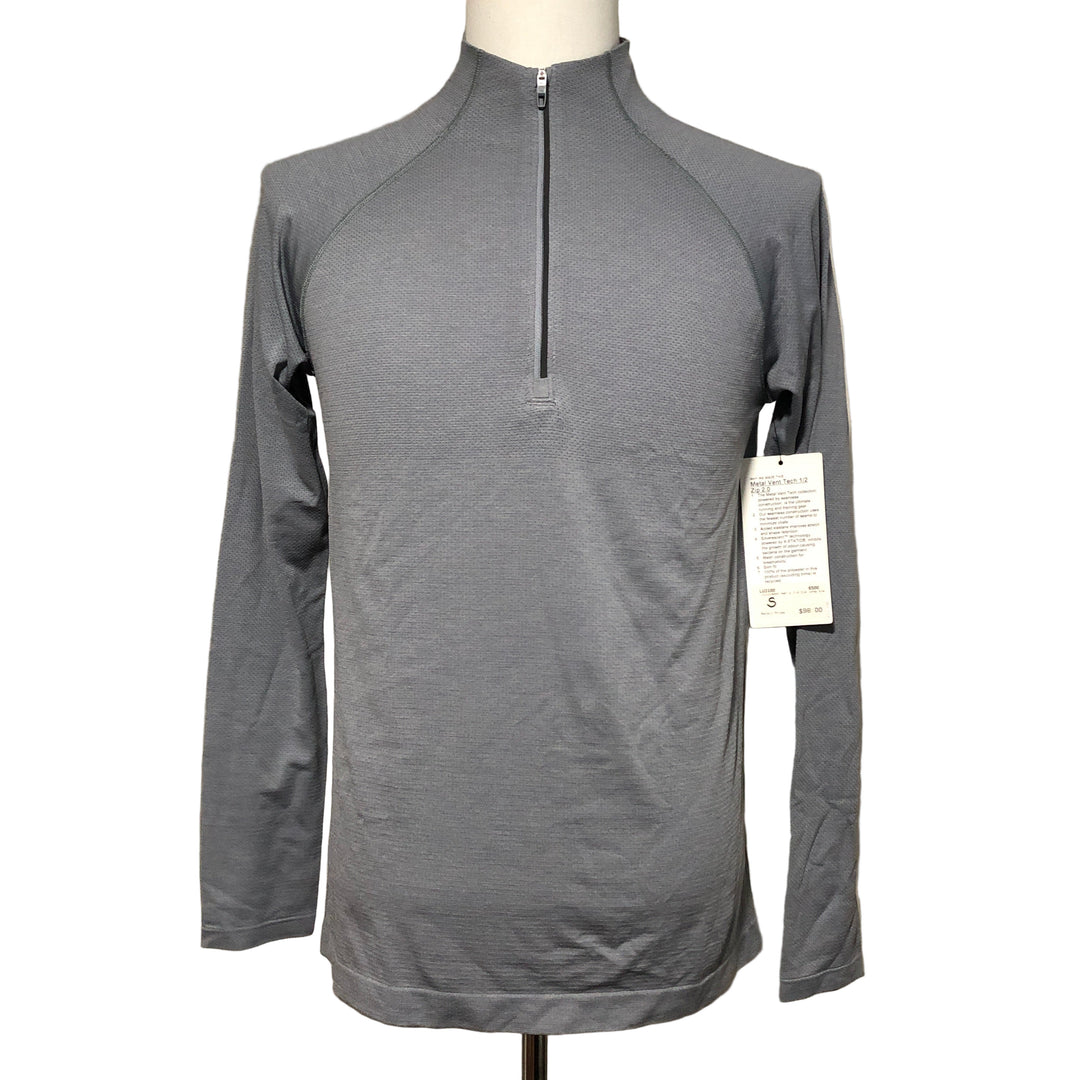 Lululemon Metal Vent Tech Half Zip - Grey - Small - Skorzie