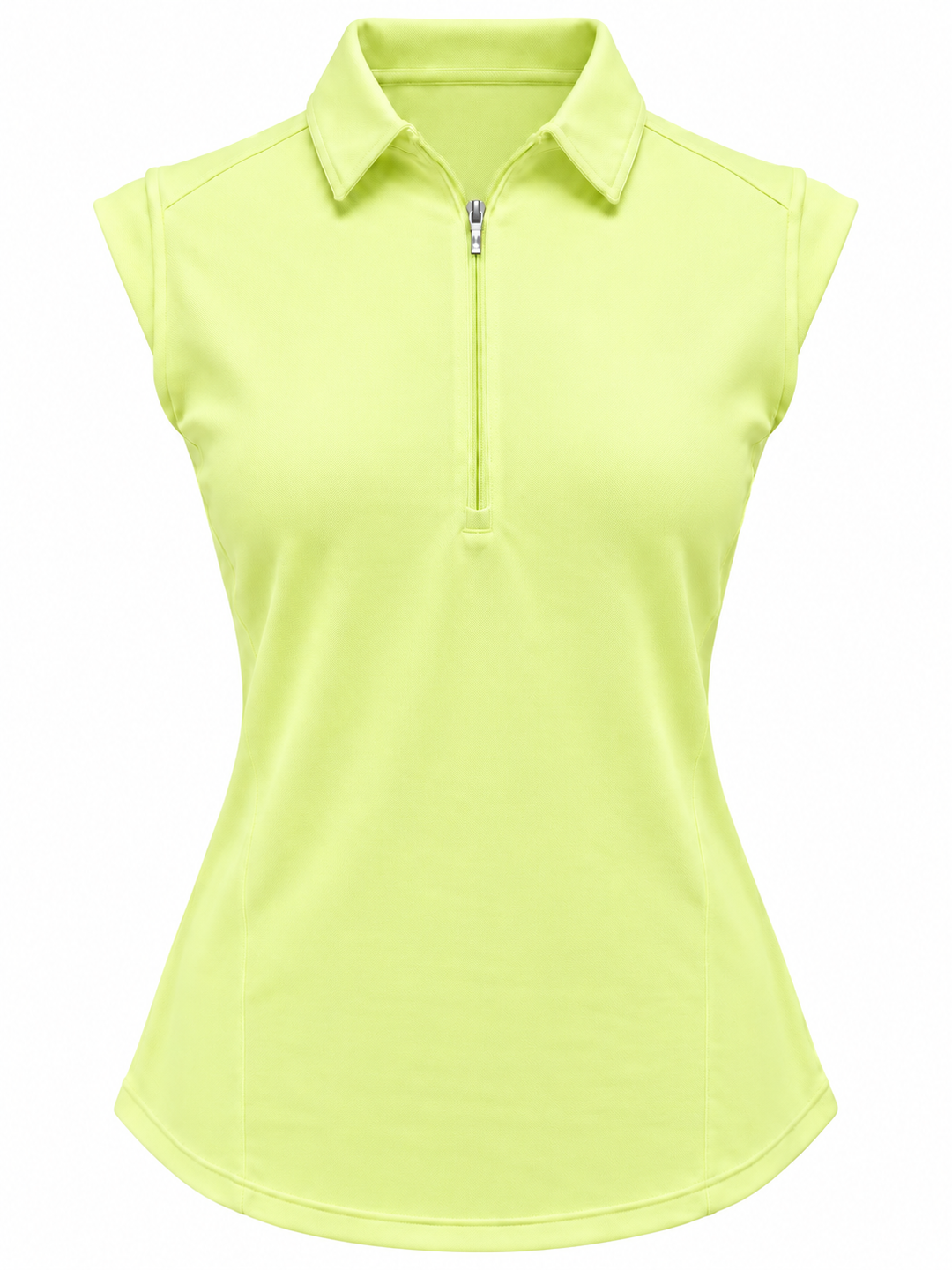 Nivo Sport Sleeveless Nelly Golf Polo - Pale Lime