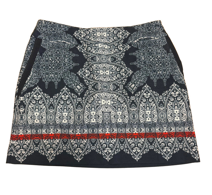 EP NY Performance Jersey Skort 16.5" - Navy Bandana Print - Skorzie