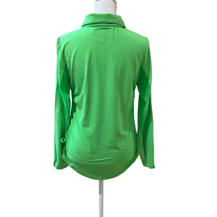 IBKUL Adjustable Length L/S Polo - Lime - Small - Skorzie