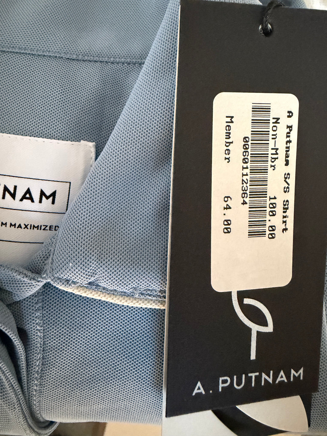 A. Putnam Timeless Short Sleeve Polo - Charleston Blue